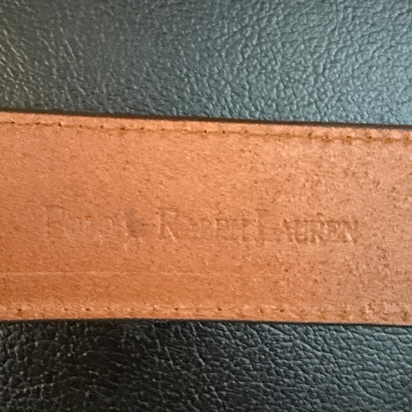 Polo Ralph Lauren Double-O-Ring leather belt. Italian leather Made in China 40” - Picture 11 of 15